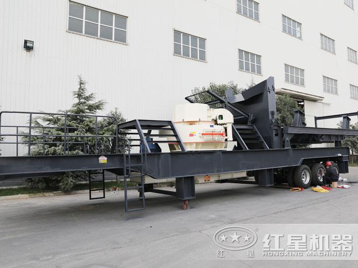 移動(dòng)式制砂破碎機(jī)多機(jī)組合，油電兩用更智能